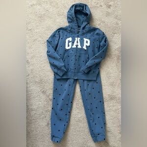 Girls sweatsuit set-pants and zip hoodie